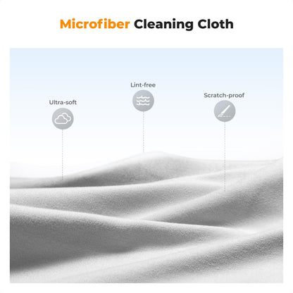K&F CONCEPT Lens Cleaner Spray Kit | 60ML Glasses Cleaner x2 + Microfiber Cleaning Cloth x2 | Lens and Screen Cleaning Kit | Alcohol Free Eyeglasses, Camera, VR/AR Headset, and Screen Cleaning
