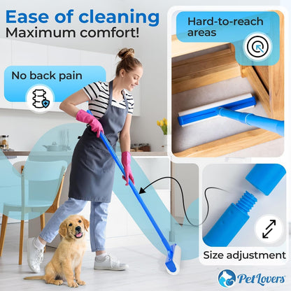 PetLovers Extra Sticky Lint Roller Mega Value Set 600 Sheets for Pet Hair Removal, Dog and Cat Lint Remover 6 Pack