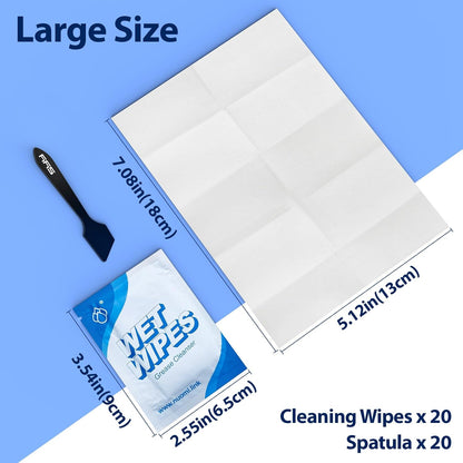 SYY Thermal Paste Remover Kits for CPU, GPU, Heatsink etc Thermal Computer Paste Remover incl. 20 Cleaning Wipes