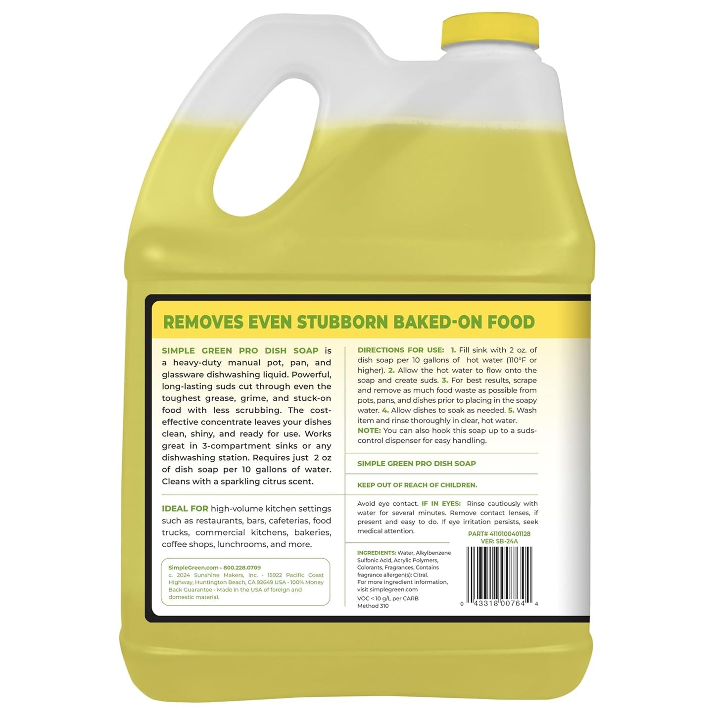 Simple Green Pro Dish Soap 1 Gal