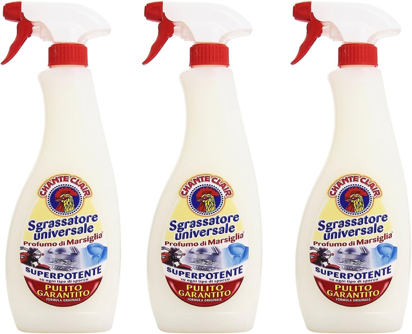 Chante Clair Fettlöser / Sgrassatore Superpotente Marsiglia 3x750ml