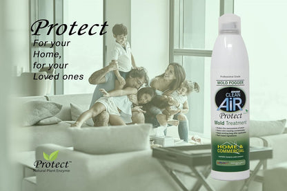 DWD2 Protect™ Home & Commercial Mold-Treatment Plant-Based Mold-Odor Remover Fogger Treatment - eco-friendly solution for a safer and healthier living and working space (8 oz.)