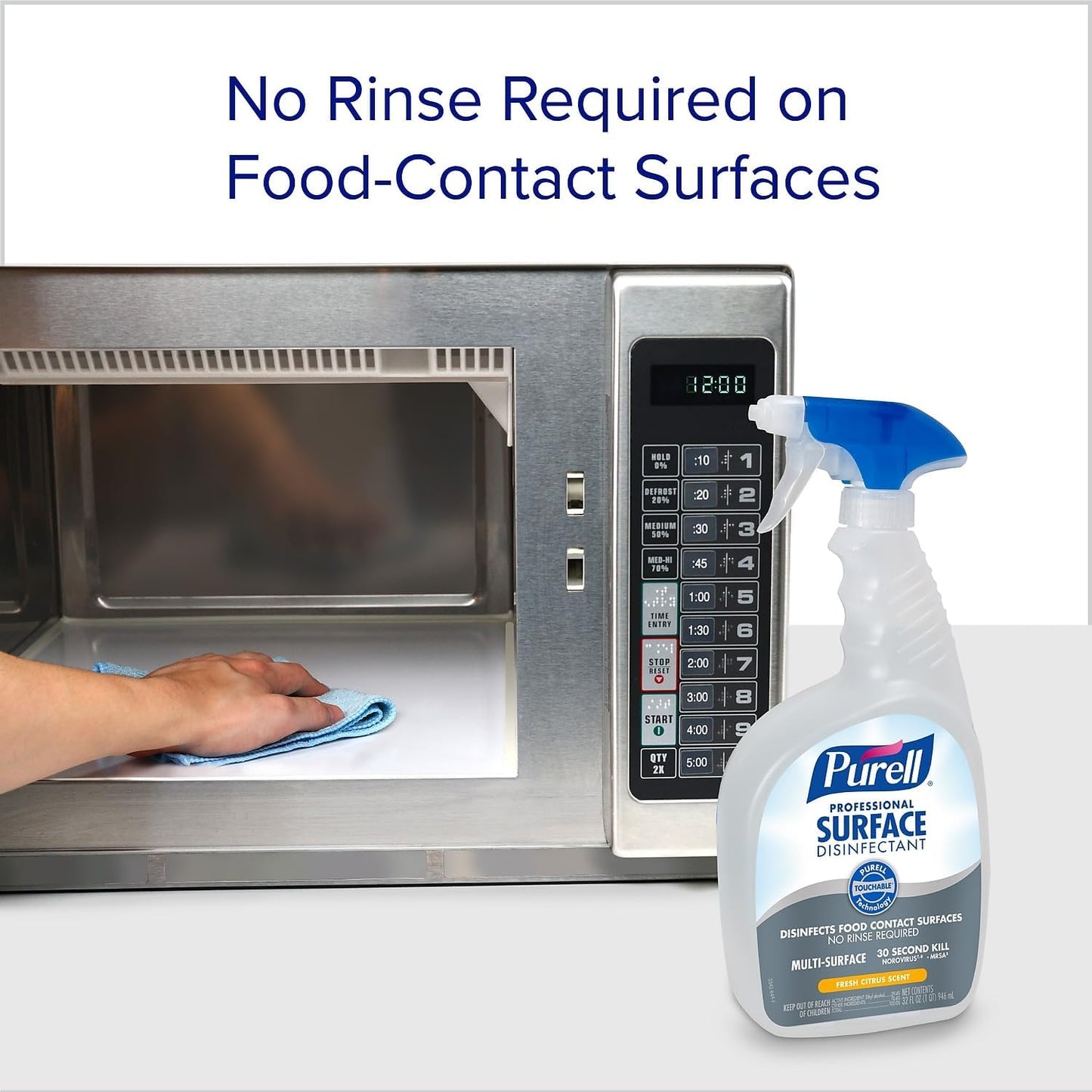Purell All-Purpose Cleaners & Spray Glass & Surface Cleaner Disinfectant Refill, Fresh Citrus Scent (4342-04)