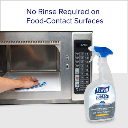 Purell All-Purpose Cleaners & Spray Glass & Surface Cleaner Disinfectant Refill, Fresh Citrus Scent (4342-04)