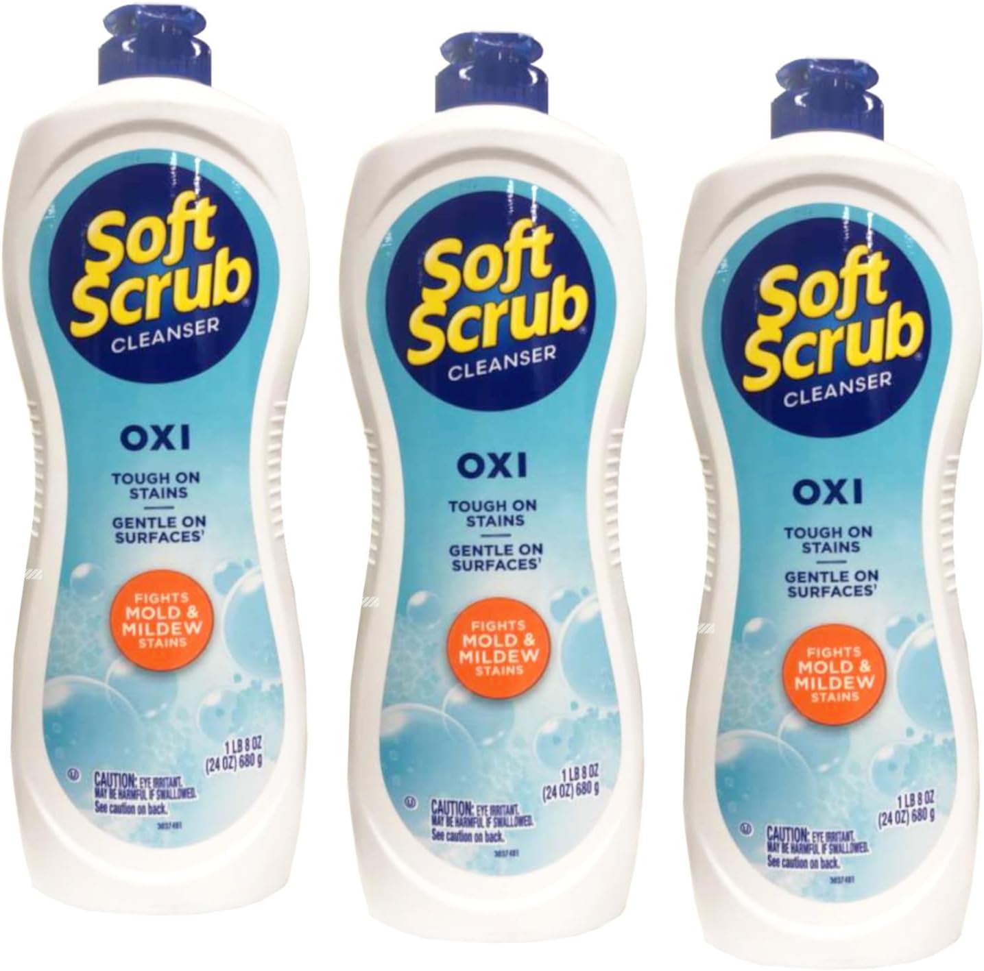 Soft Scrub Oxi Cleanser, 24 Ounce, (Pack of 3)