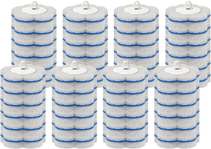 48 Count Disposable Toilet Brush Refill Pads, Disposable Toilet Bowl Wand Refills, Toilet Cleaning Refills, Toilet Scrubber Refills, Brush Head Replacement