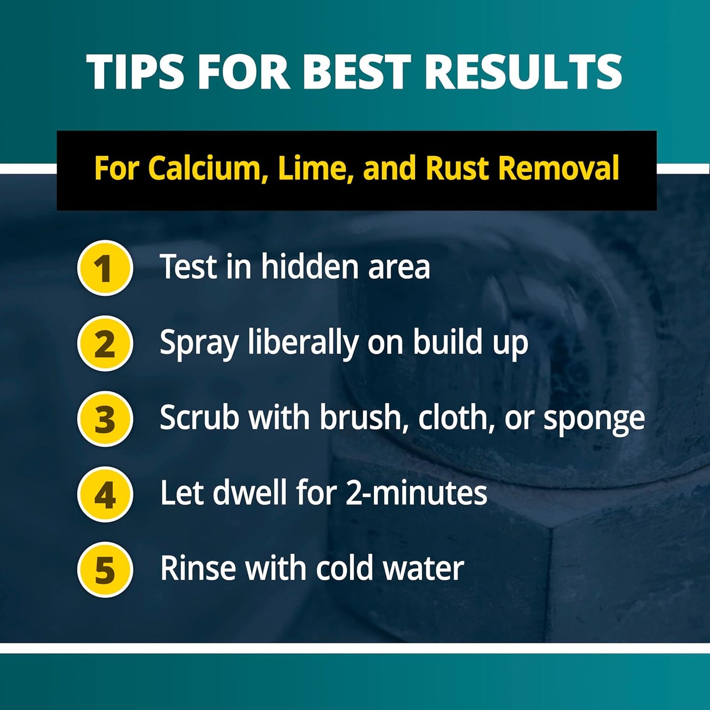 CLR PRO Calcium, Lime & Rust Remover - Quickly Removes Calcium and Lime Deposits, Stubborn Rust Stains, and Household Hard Water Deposits (32 Ounce Spray (Pack of 6))