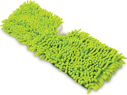 Libman 18" 2-Sided Microfiber Dust Mop, Double Sided Dry Wet Mops for Floor Cleaning, Hardwood, Laminate, Tile Cleaner, 360 Degree Swivel Head, 49” Long Handle