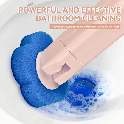 48 Count Disposable Toilet Brush Refill Pads, Disposable Toilet Bowl Wand Refills, Toilet Cleaning Refills, Toilet Scrubber Refills, Brush Head Replacement