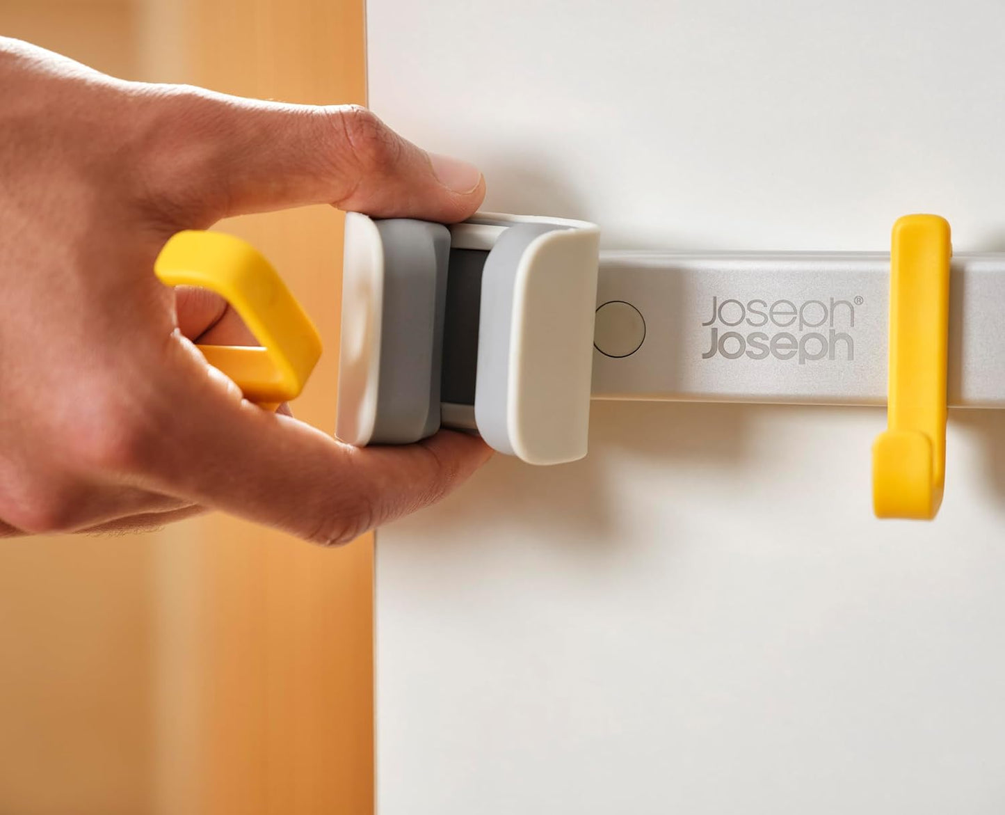 Joseph Joseph CleanTech 2-in-1 Glass Cleaner Shower Squeegee with Washable Microfiber Pad and Space-Saving Foldable Handle