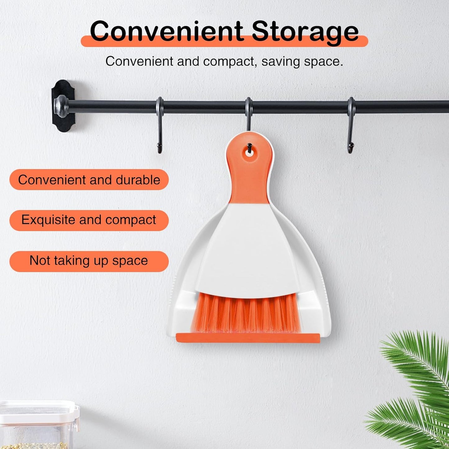 NACENA Mini Dustpan and Brush Set 2 Pack, Small Broom and Dustpan Set Dust Pan and Mini Hand Broom Dustpan and Broom Combo Compact for Home Table Keyboards Sofa Kitchen, Blue