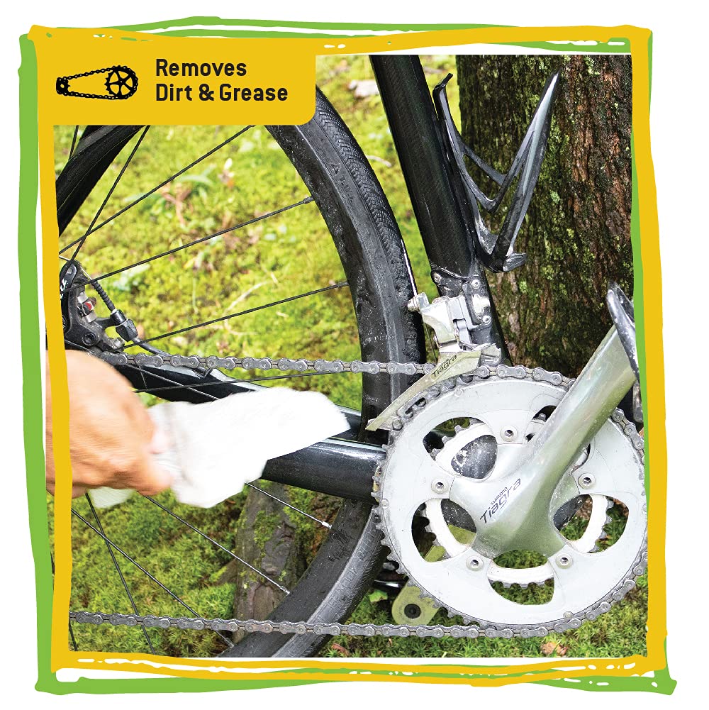 Tub O' Towels Heavy Duty Cycling Wipes, Individually Wrapped Cleaning Wipes for Biking and Cycling, 12-Pack