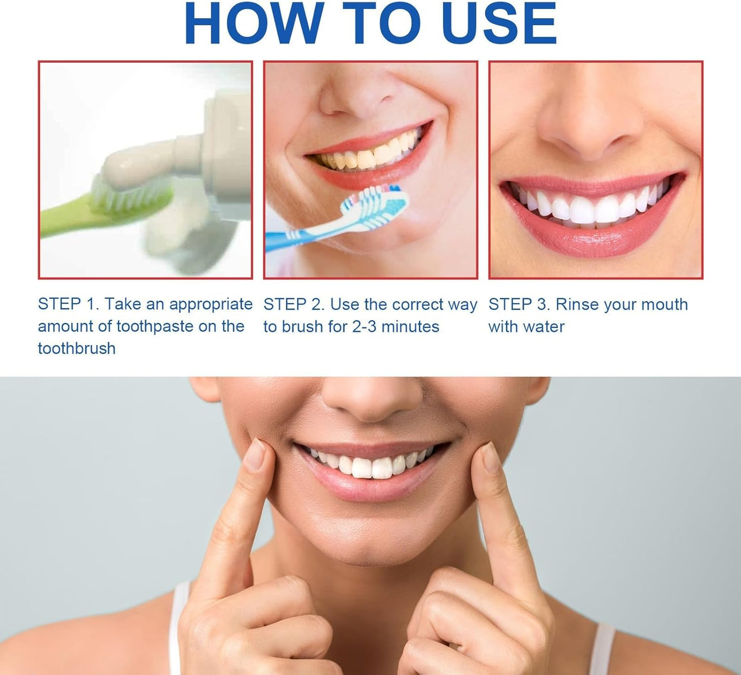 Hydroxyapatite Toothpaste Enamel Protection and Tooth Strengthening Repair Fluoride-Free for Reduce Tooth Sensitivity White Teeth Mint Fragrance Fresh BreathGentle and Effective Formula