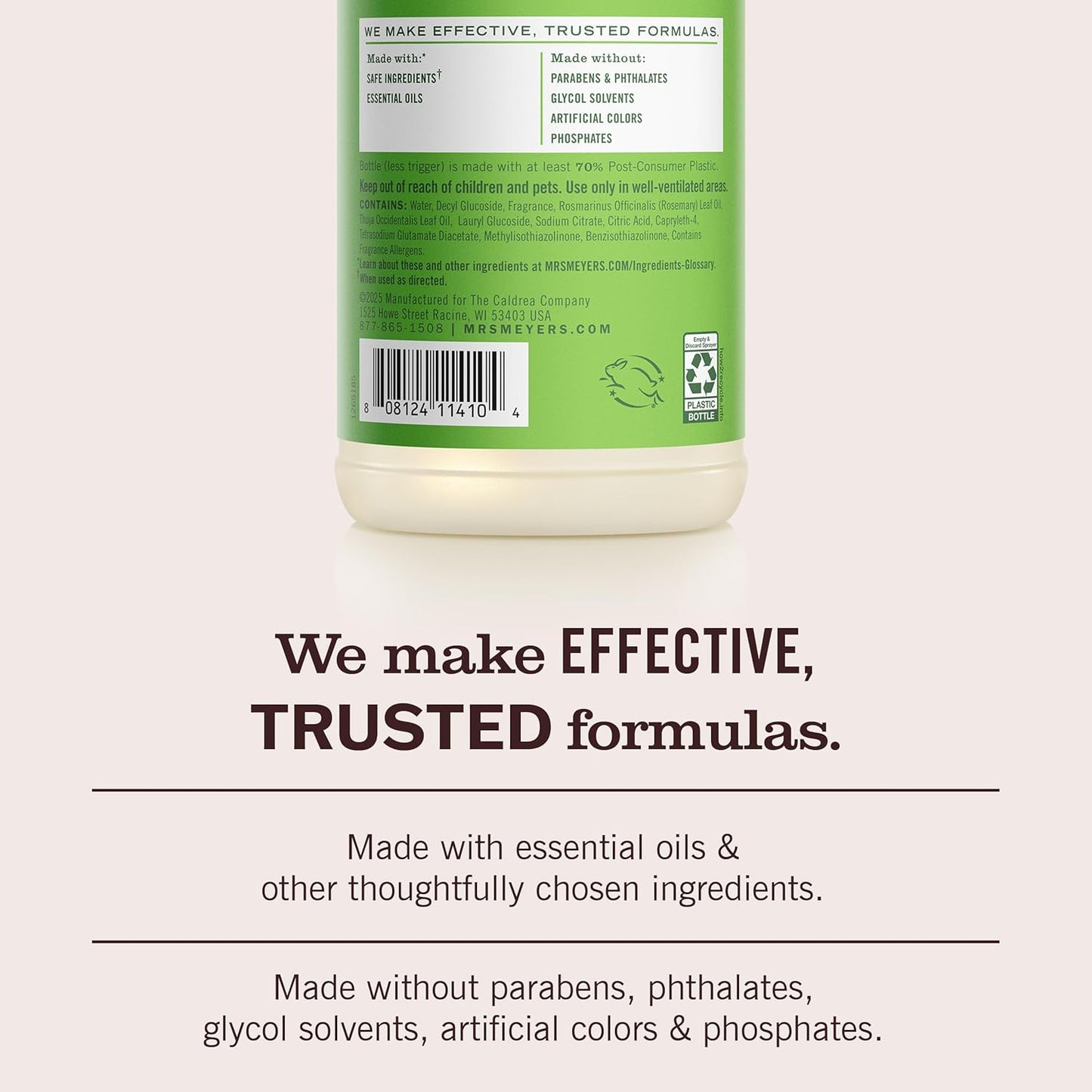 Mrs. MEYER'S CLEAN DAY Multi-Surface Everyday Cleaner, Dandelion Scent, 16 Fl Oz Bottle - 3 Pack