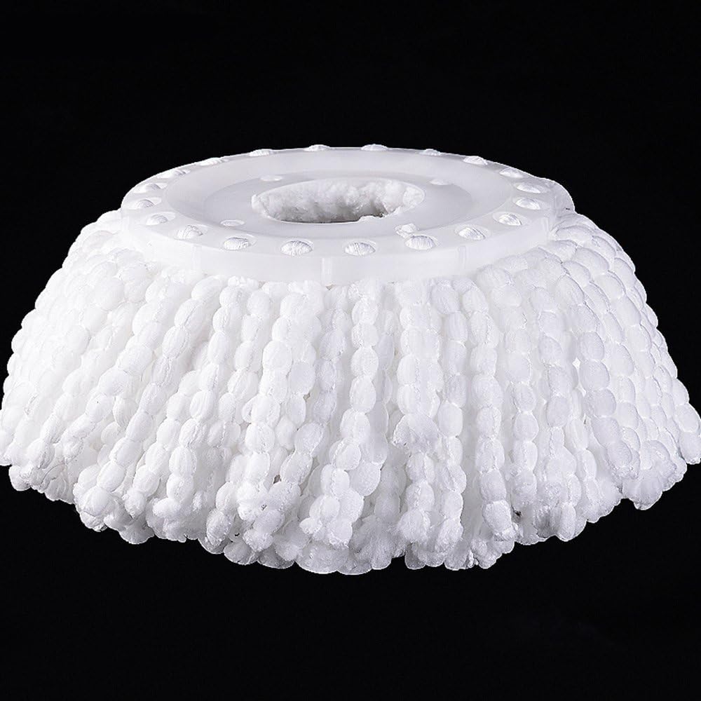 3 Pack Mop Head Replacement Spin Mop Replacement Head Microfiber Spin Mop Refills Easy Cleaning Round Shape Standard Size