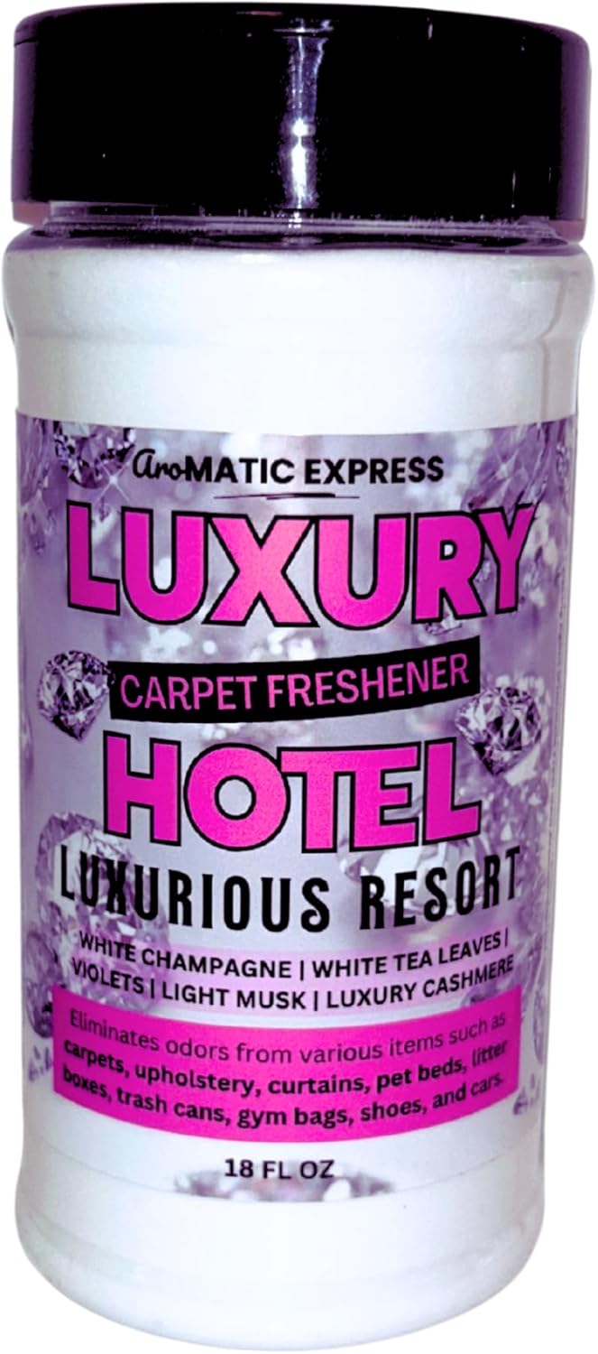 18oz Luxury Hotel Strong Scented Carpet Freshener | Odor Eliminator | Pet Odor Deodorizing Powder | Upholstery Odor Powder | Birthday Gift | New Home Gift