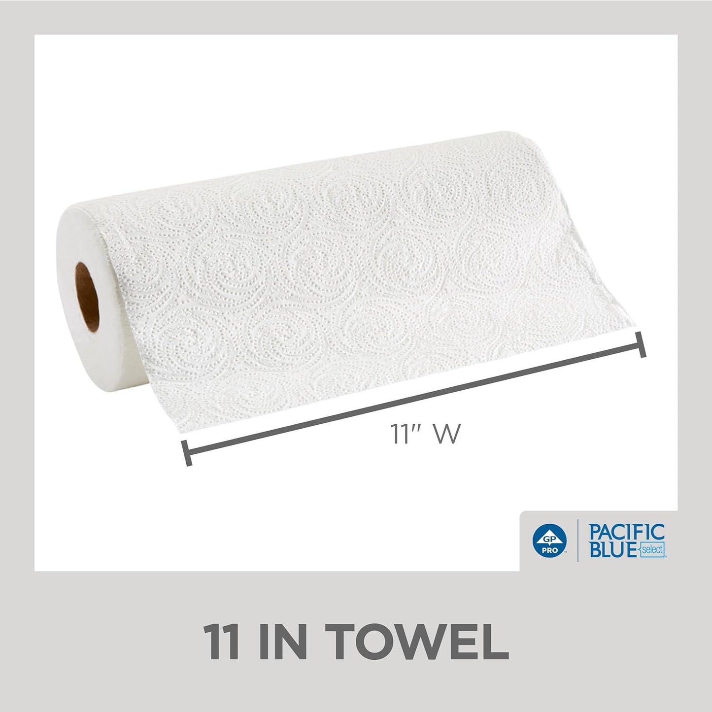 Georgia-Pacific Pacific Blue Select 2-Ply Perforated Roll Paper Towels by Georgia-Pacific Pro, 100 Sheets Per Roll, 30 Rolls Per Case,white - 27300