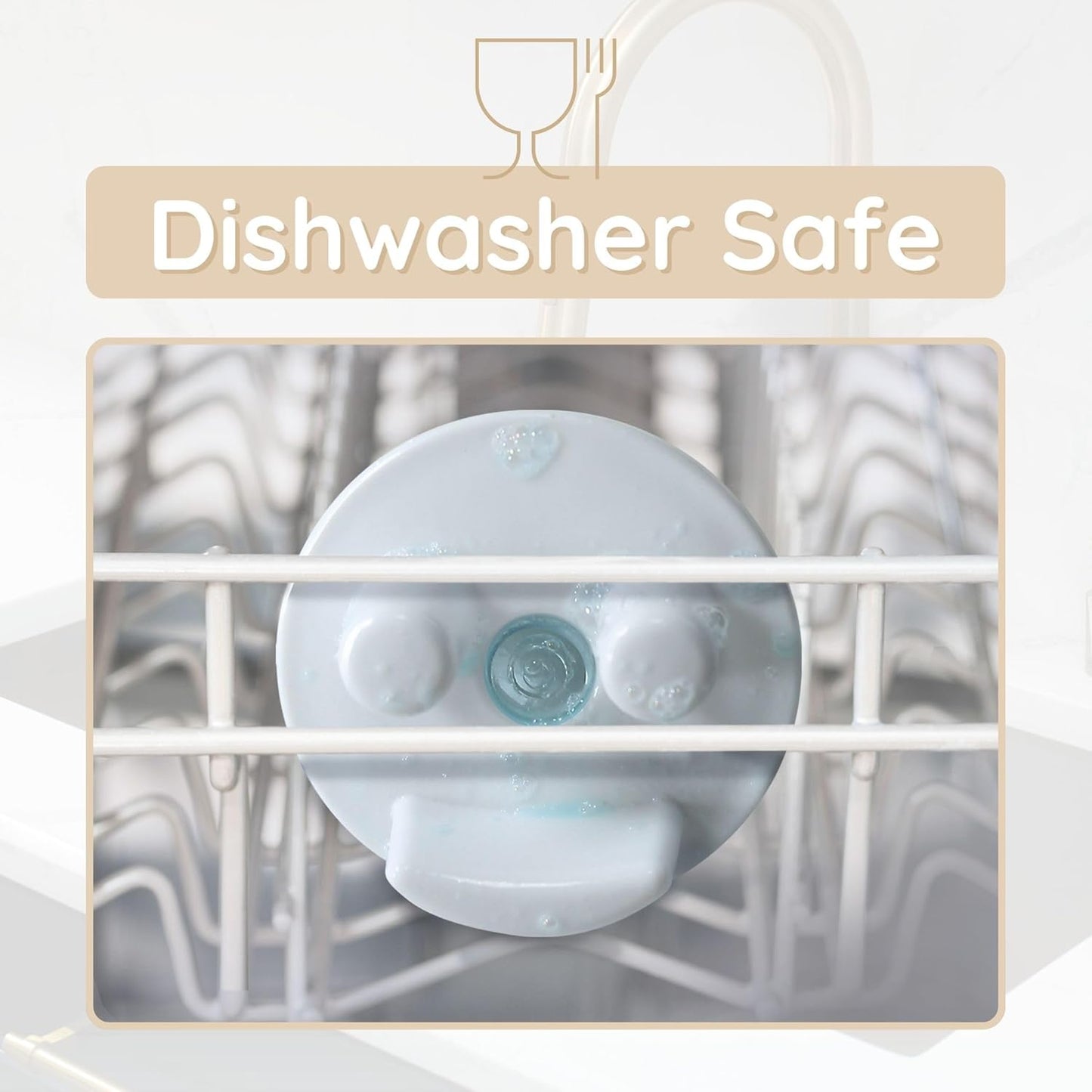 BeraTek Scrub Daddy Holder - Suction Cup Kitchen Sink Caddy - Keep Sponges Clean & Dry - Compatible with Sponge Daddy & Scrub Mommy - Mothers Day Gift for Mom - White, 1-Pack