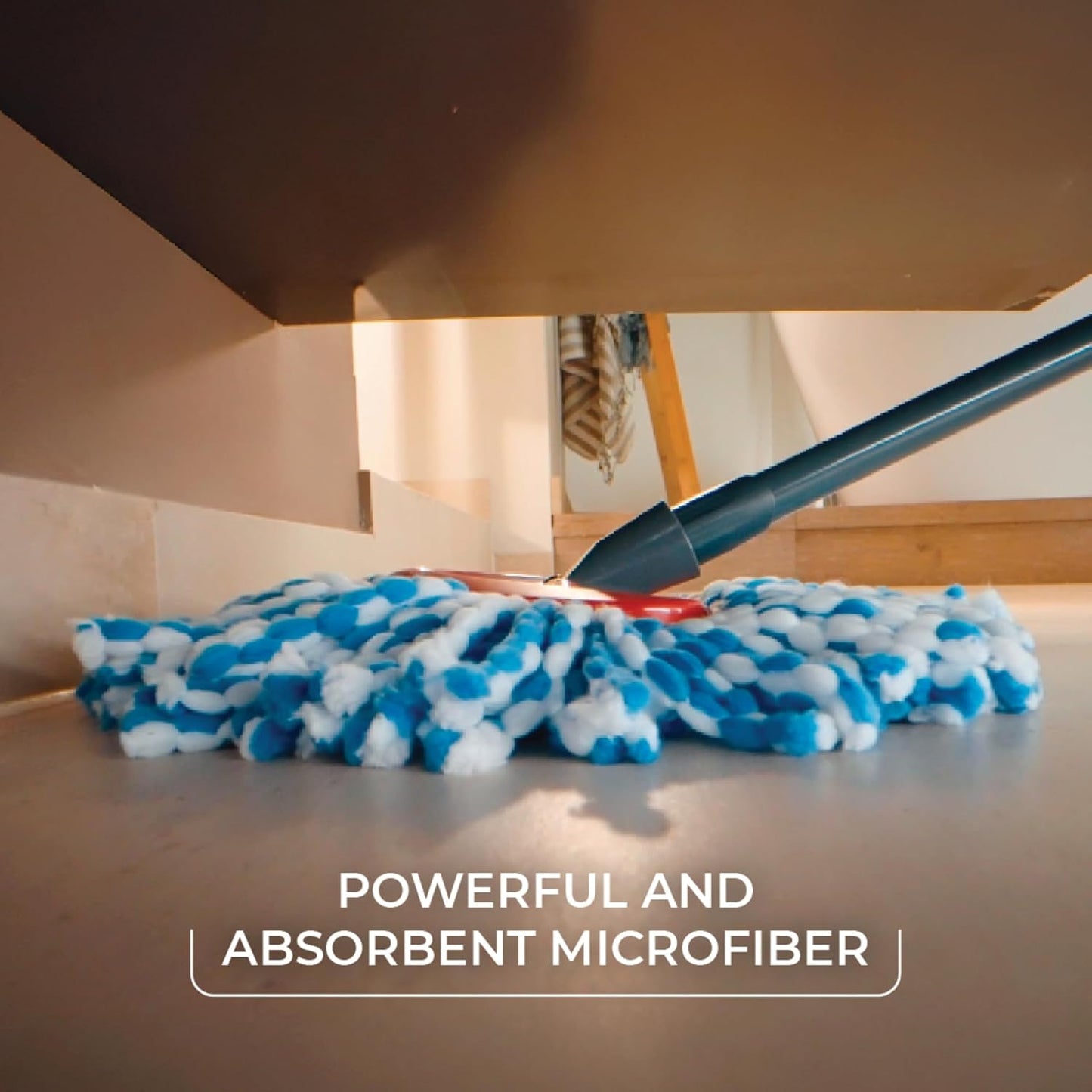 O-Cedar Genuine RinseClean Deep Clean Spin Mop Head Replacement (1-Pack) | 40% More Cleaning Power | Microfiber Refill | Machine Washable | Compatible with O-Cedar EasyWring RinseClean Spin Mop System