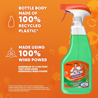 Mr Muscle Platinum Window & Glass Cleaner Spray 750 ml