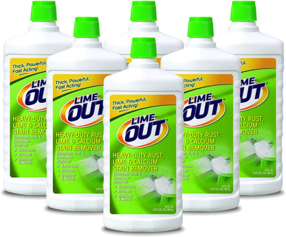 Lime OUT Heavy-Duty Rust, Lime & Calcium Stain Remover, Multi Purpose Cleaner, 24 Ounce,