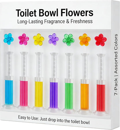 Toilet Gel, 84Count 7 Kinds Of Scent Toilet Cleaner Bowl Gel Stamp Kit Air Freshener