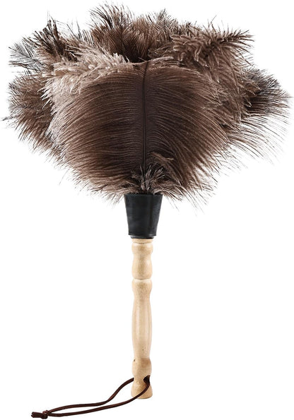 Extendable Cleaning Duster 94 Inch - Long Telescoping Ostrich Feather Dusters with Stainless Steel Extension Pole for High Ceiling Fan, High Ceilings,Roof Dusting