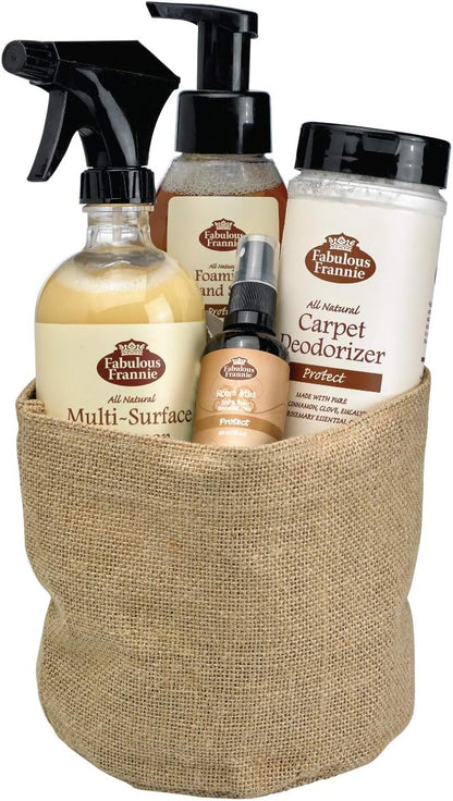 Fabulous Frannie All Natural Ingredients No Synthetics Protect Carpet Care made with Pure Essential Oils Clove, Lemon, Cinnamon, Eucalyptus and Rosemary 13 Ounce (Pack of 1)