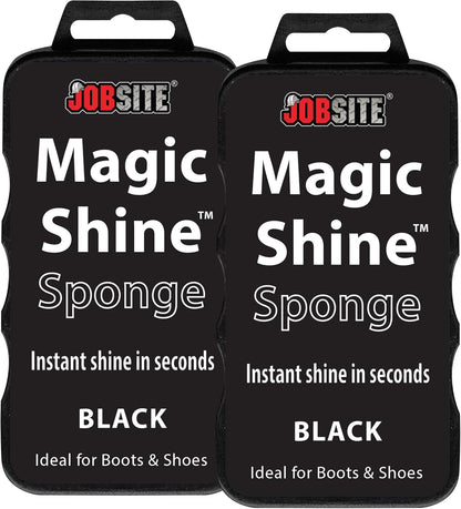 JobSite Instant Express Leather Boot & Shoe Shine Sponge - Neutral