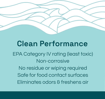 Clean Republic Multi-Purpose Disinfectant, Hypochlorous Acid Cleaning Spray, 32 Fluid Ounce Bottle, 2-Pack