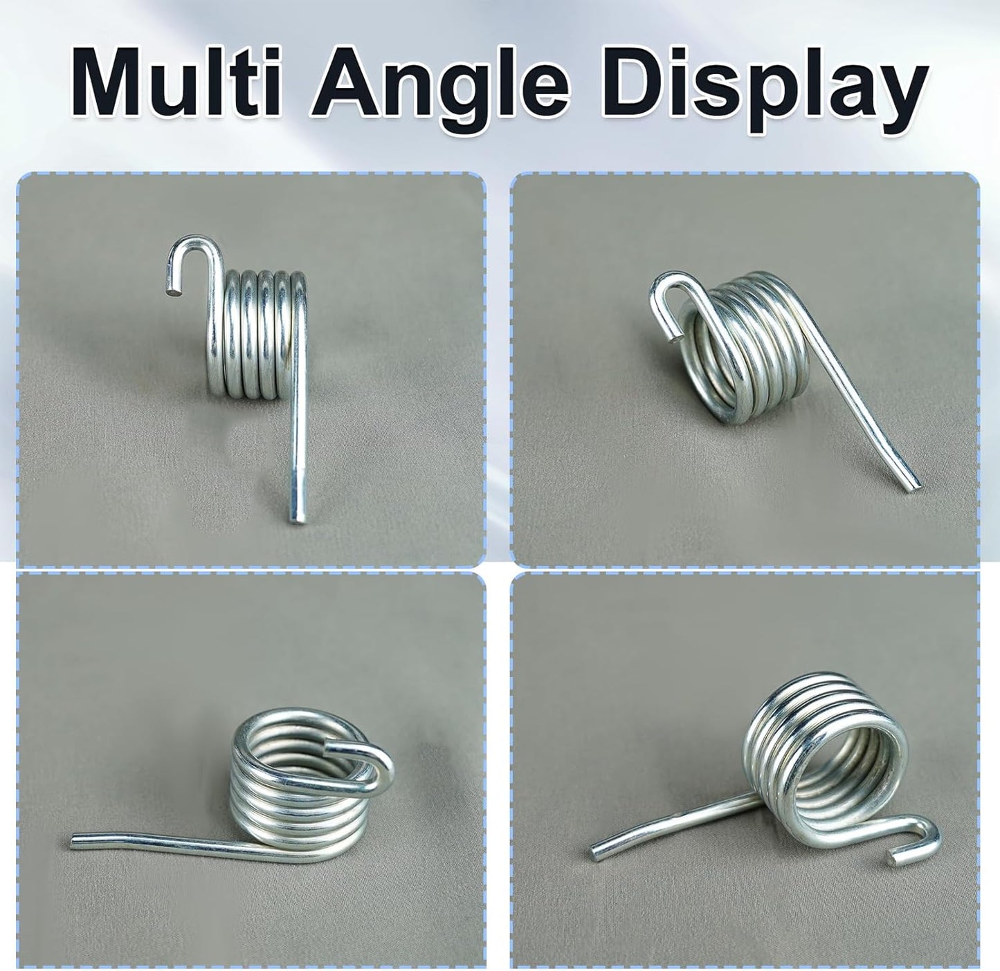Comercial Mop Bucket Spring Replacement 3 Count Side-Press Wringer Torsion Springs Large 8 Loop Torsion Spring