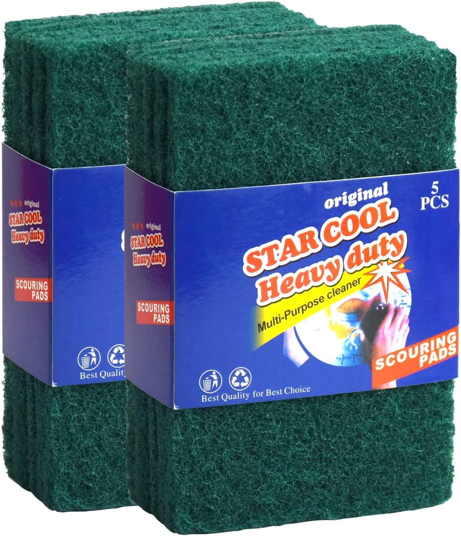Heavy Duty Scrub Sponge, Scratch Free Home Kitchen Dual-Sided Dishwashing Sponge, Sponge scouring pad,for Kitchen, Sink, Dish, Bathtub, Wall 30PCS…