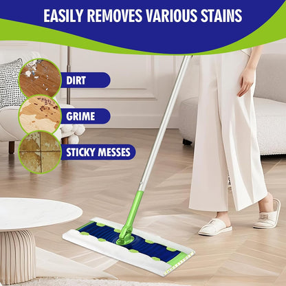 40 Count XL Heavy Duty Wet Mopping Cloths Refill Compatible with Swiffer Sweeper XL Mop, Disposable Wet Pads Refill X-Large Size for Multi-Surface Floor Cleaning, Lavender Scent