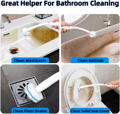 50 Count Toilet Wand Refills Compatible with Clorox Disposable Toilet Brush Heads for Most Toilet Brushes to Cleaning Toilet and Bathroom