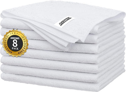 FIXSMITH Microfiber Cleaning Cloth - Pack of 8, Size: 12 x 16 in, Multi-Functional Cleaning Towels, Highly Absorbent Cleaning Rags, Lint-Free, Streak-Free Cleaning Cloths for Car Kitchen Home