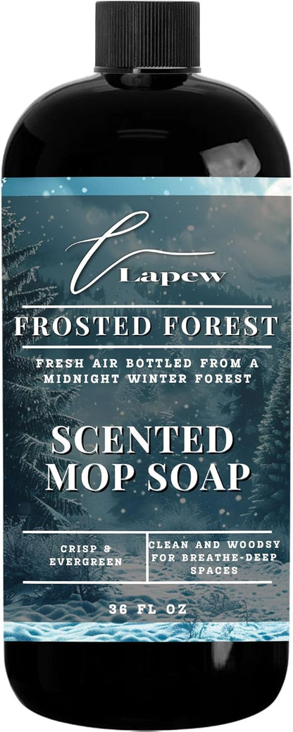 Lapew Santal Scented Mop Soap - Luxury Floor Cleaner Concentrate for Mopping Tile, Laminate, Vinyl & Hardwood | Streak-Free, Low-Foam | 36 oz - Colors B
