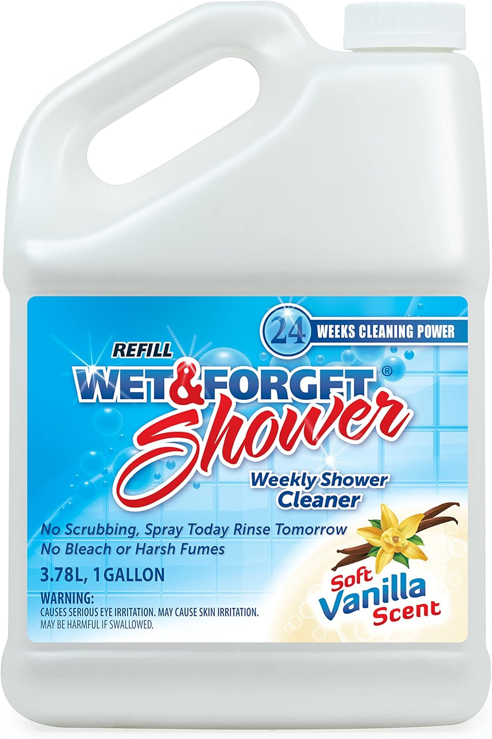 Wet & Forget Shower Cleaner Weekly Application Requires No Scrubbing, Bleach-Free Formula, 64 Ounce (Pack of 1)