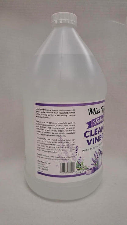 Miss Tyler's Fabulous All Purpose Cleaning Vinegar with Pure Lavender and Pine Oils, 128 Fluid Ounces