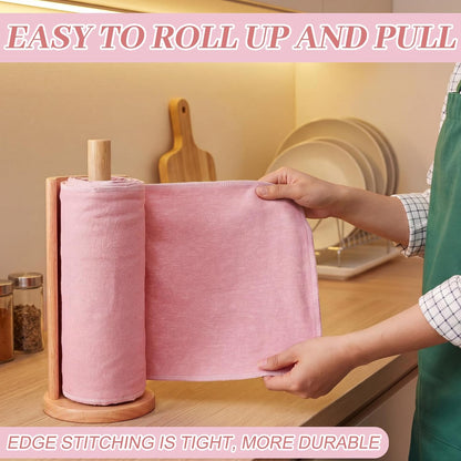 36 Pack Vintage Reusable Cleaning Cloths Washable Cotton Kitchen Towels for Home (Gray)