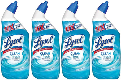 Lysol Cling Gel Toilet Bowl Cleaner, Country Scent, 24 Ounce (Pack of 3)