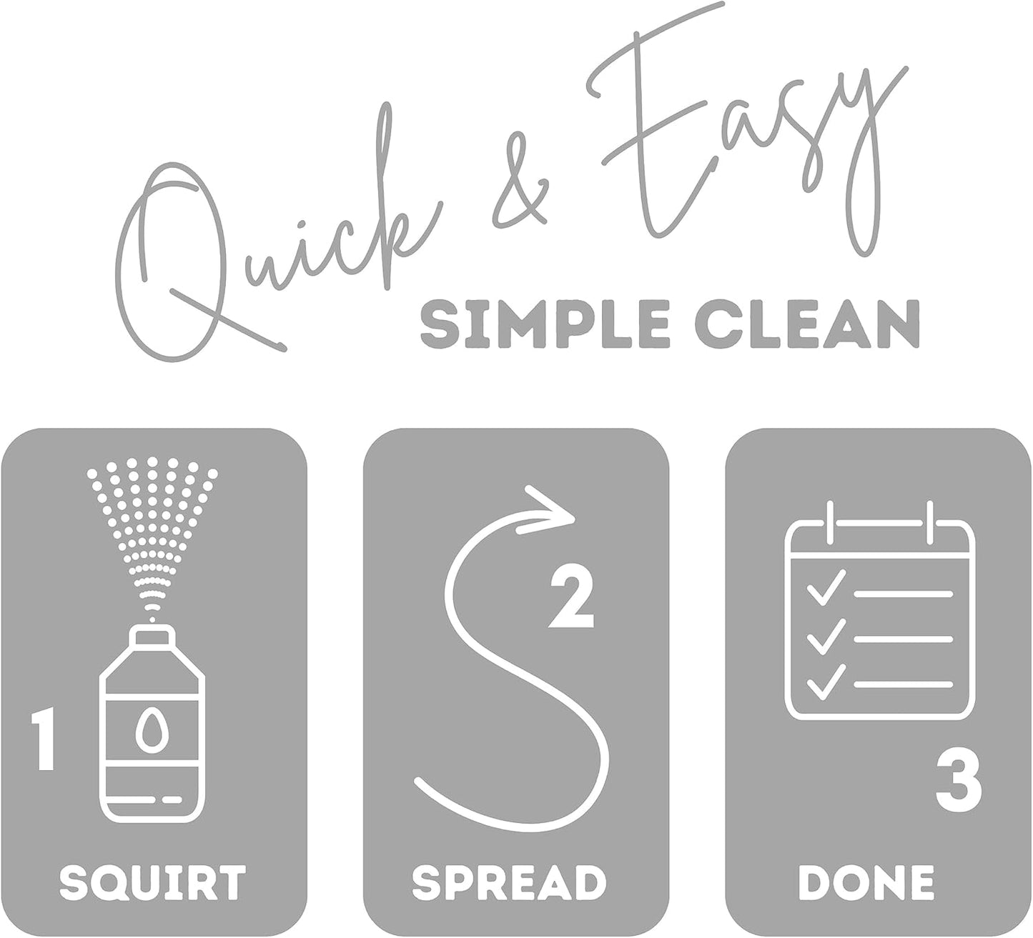 Quick Shine Disinfectant Floor Cleaner 27oz | Hospital Level Disinfectant Kills 99.9% Germs & Bacteria | Cleans w/Power of Hydrogen Peroxide & No Harsh Chemicals | Streak Free & Zero Residue