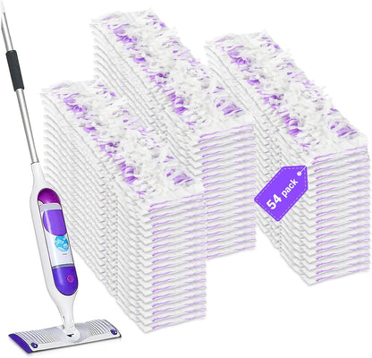 Pure Realm 40 Cout Power Mop Pads Refills for Powermop , Multi-Surface Disposablen swiffer Power Mop Pads，Unscented Spray Cleaning Repalcement Pads Refill