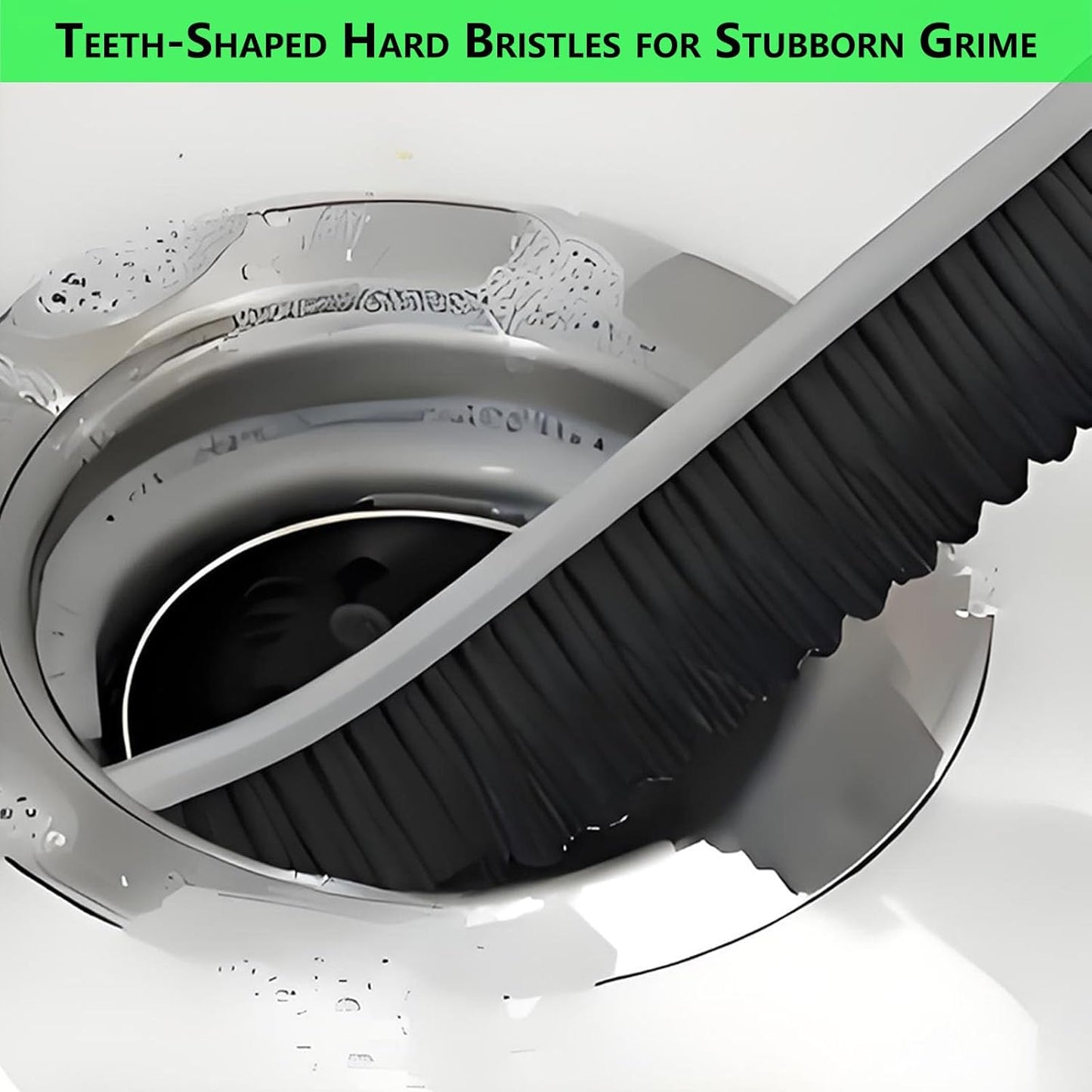 Crevice Cleaning Brush Supplies with Teeth-Shaped Hard Bristles - 3Pcs Small Cleaning Brushes for Tight Spaces Tools,Gap Cleaning Brush Tools for Cracks/Kitchen/Bathroom Tiles/Grout