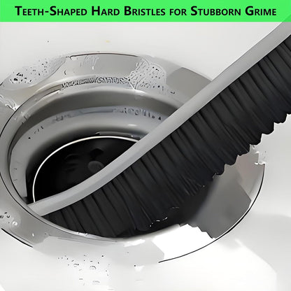 Crevice Cleaning Brush Supplies with Teeth-Shaped Hard Bristles - 3Pcs Small Cleaning Brushes for Tight Spaces Tools,Gap Cleaning Brush Tools for Cracks/Kitchen/Bathroom Tiles/Grout