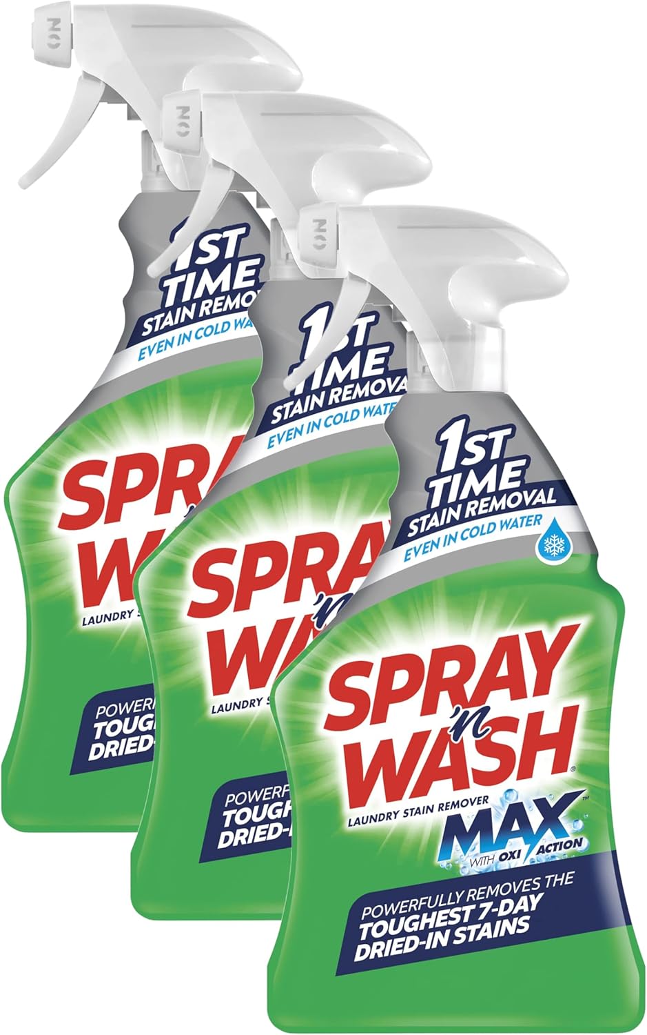Spray N’ Wash Max Stain Remover Spray, Laundry Pre-Treat for Tough Stains, 16oz