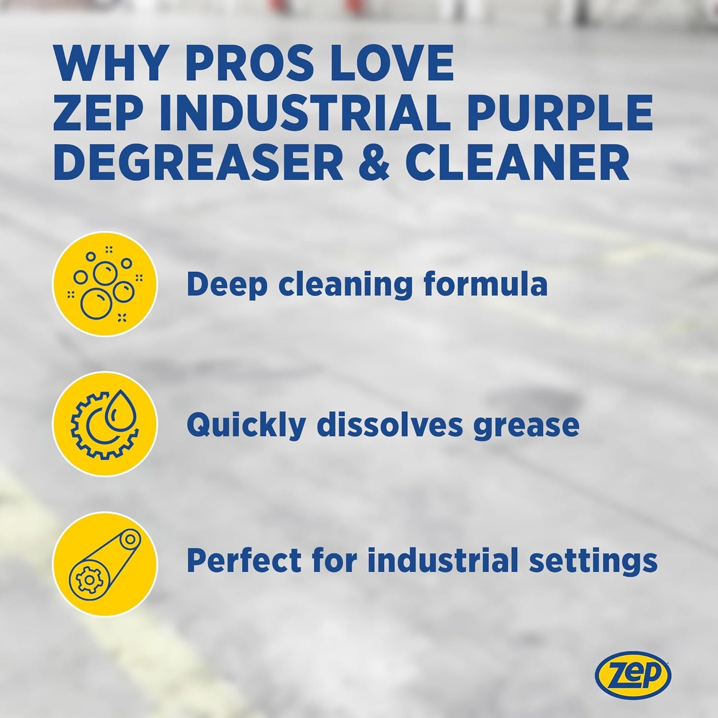 Zep Industrial Purple Heavy-Duty Degreasing Wipes - 65 Wipe Count - ZUINDPRPL65 - Dissolves Oil, Grease and Adhesives Fast, 1 Count (Pack of 1)