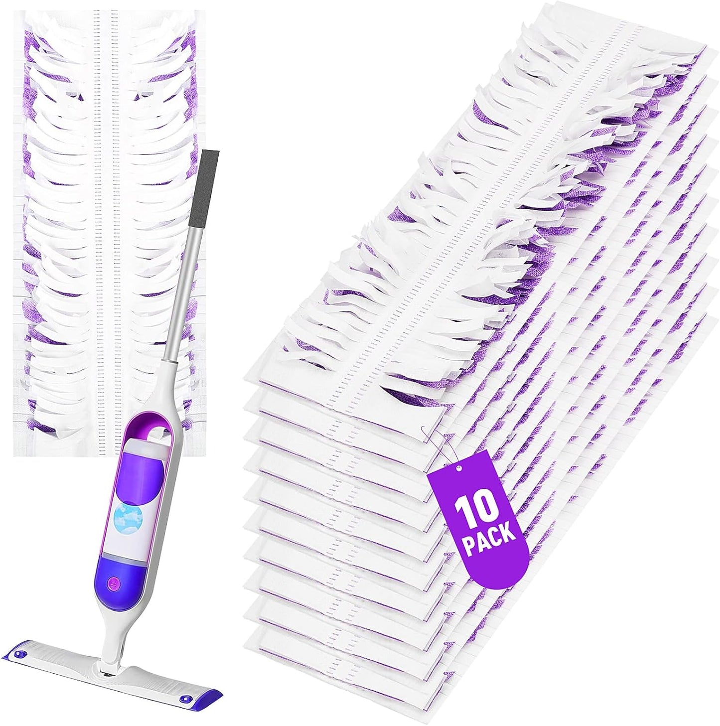 6 Pack Swiffer Power Mop Pads – Disposable Wet Mop Refills for Swiffer Power Mop, Super Absorbent Pads for Cleaning Floors, Compatible with Swiffer WetJet and Power Mop Models