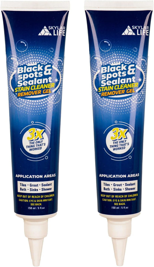 SKYLAR LIFE Home Grout Stain and Sealant Stain Whitener for Tiles Grout Sealant Bath Sinks Showers (2-Pack)