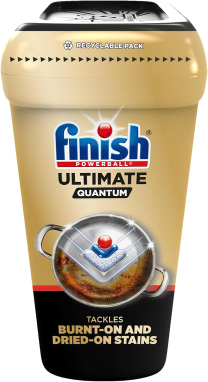 Finish Ultimate Dishwasher Detergent- 28 Count - With CycleSync™ Technology - Dishwashing Tablets - Dish Tabs