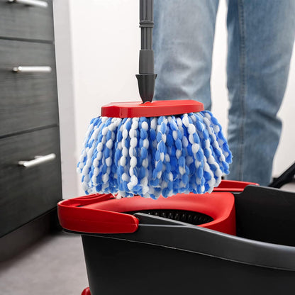 4 Pack Mop Replacement Heads for O-Ceda EasyWrin Spin Mop, Microfiber Spin Mop Refills, Easy Cleaning Mop Head Replacement